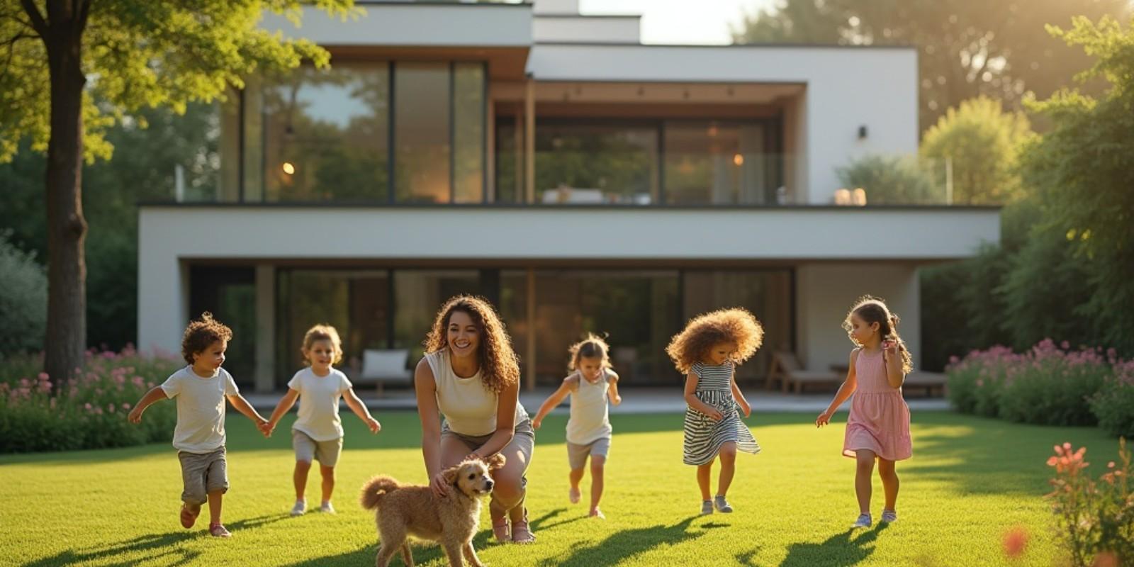 Qué buscar en una casa de lujo para familias con hijos