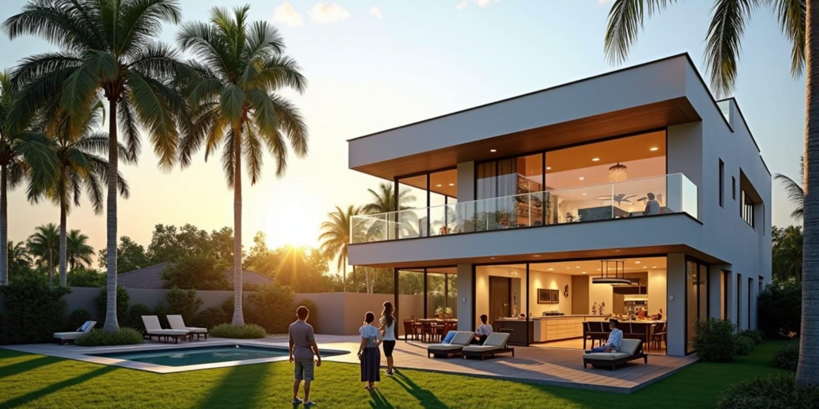 Qué buscan las familias al comprar casas grandes en Miami
