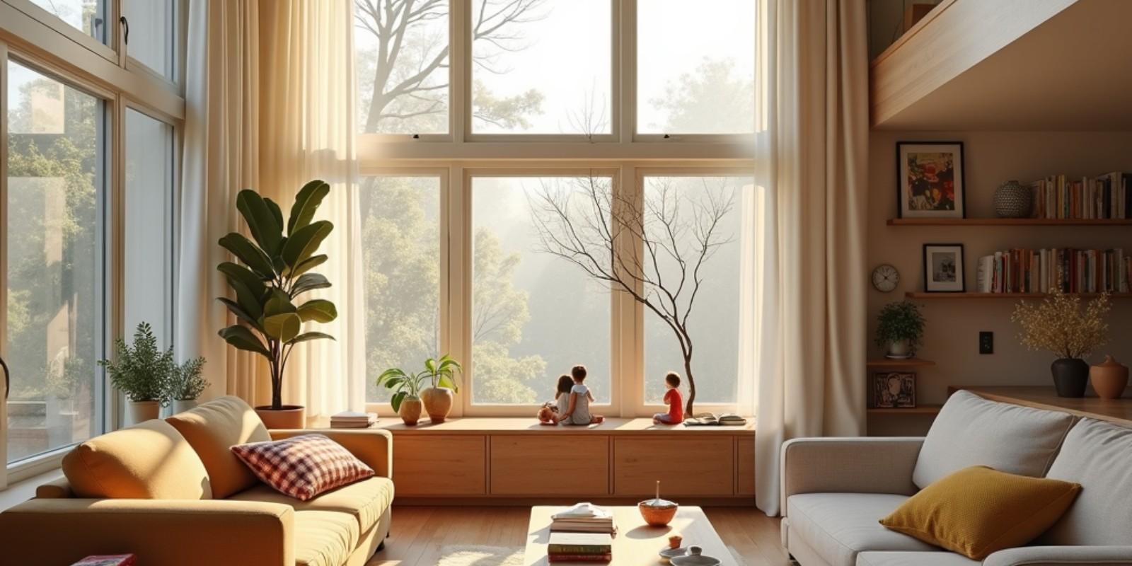 Espacio ideal en pies cuadrados para familias modernas