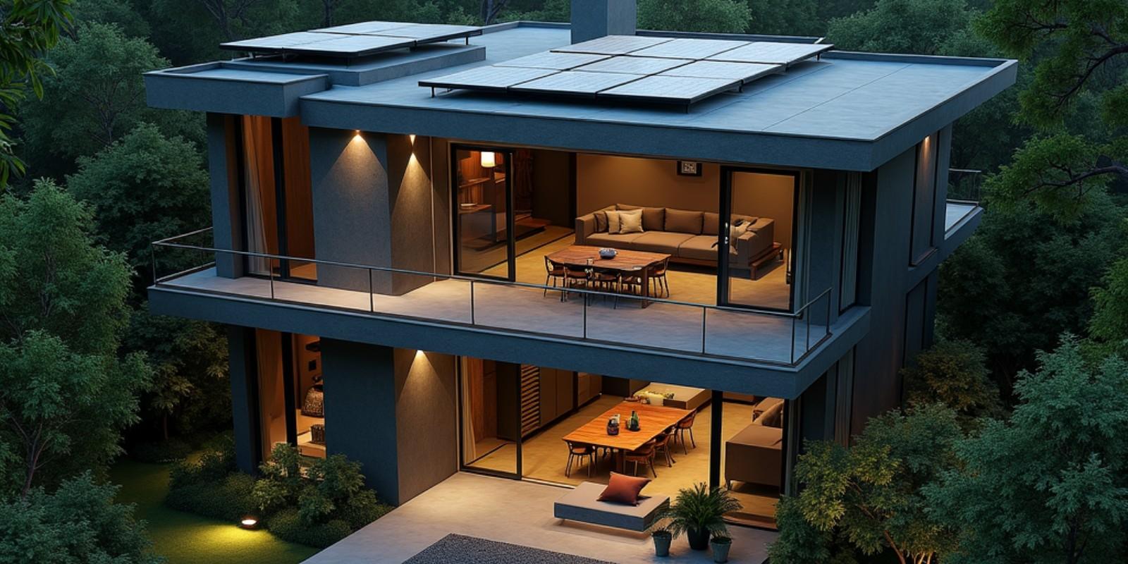 Tendencias en casas de lujo sostenibles e inteligentes